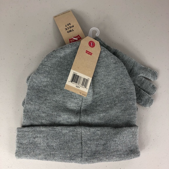 Levi’s Two Piece Set Youth (Gloves & Bonnet) - Picture 2 of 5